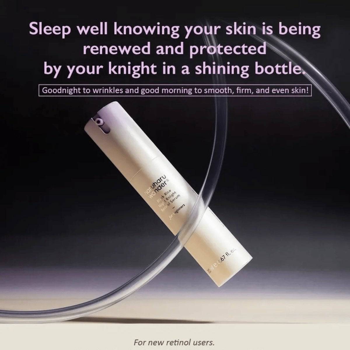 HARUHARU WONDER Black Rice Night Knight Retinol Serum 20ml - BelluBeauty