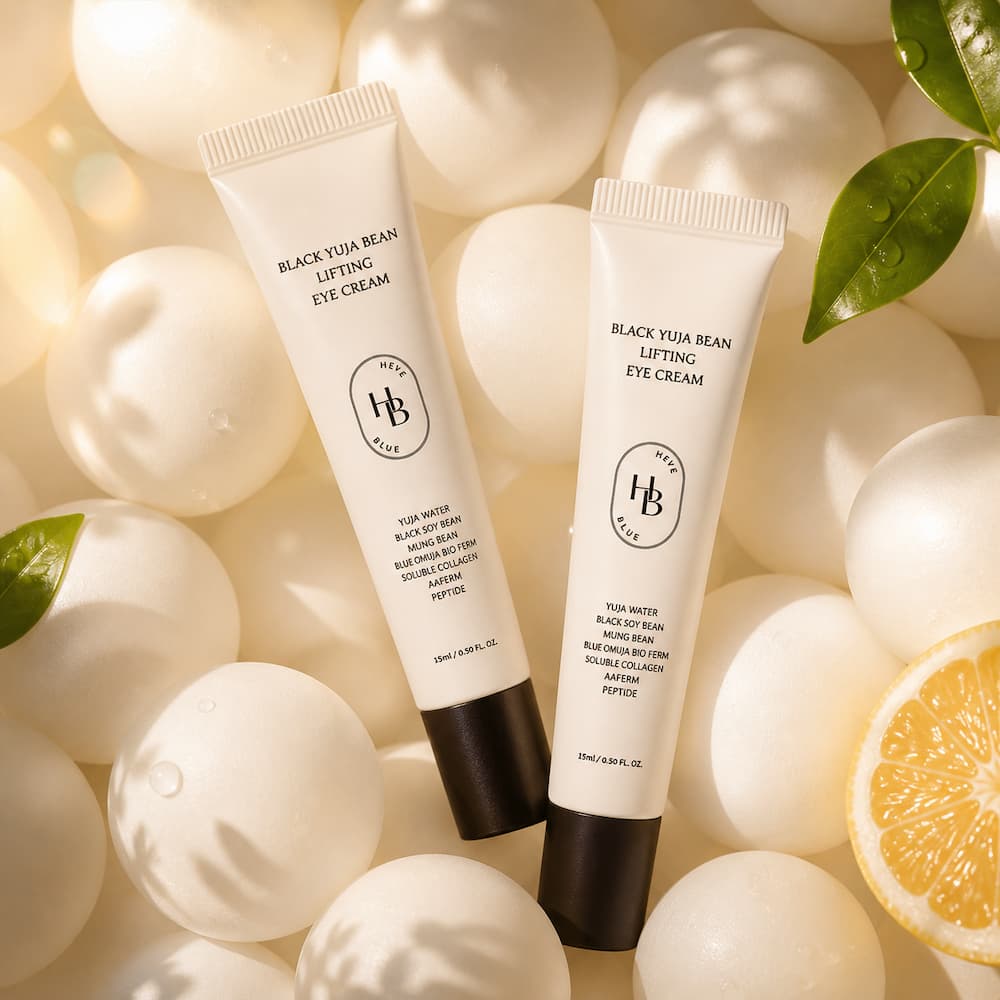 HEVEBLUE Black Yuja Bean Lifting Eye Cream 15ml - BelluBeauty