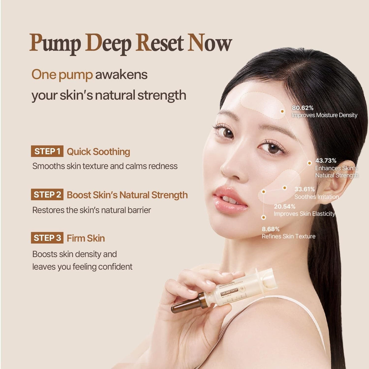 HEVEBLUE Salmon Caring Newpair PDRN Booster 100,000 Shot Essence - BelluBeauty