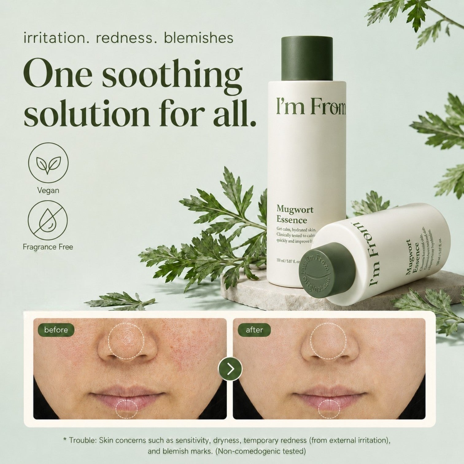 I'M FROM Mugwort Essence 150ml - BelluBeauty