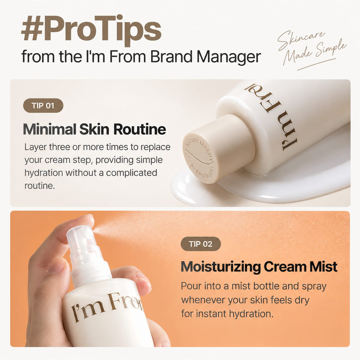 I'M FROM Rice Toner 150ml - BelluBeauty