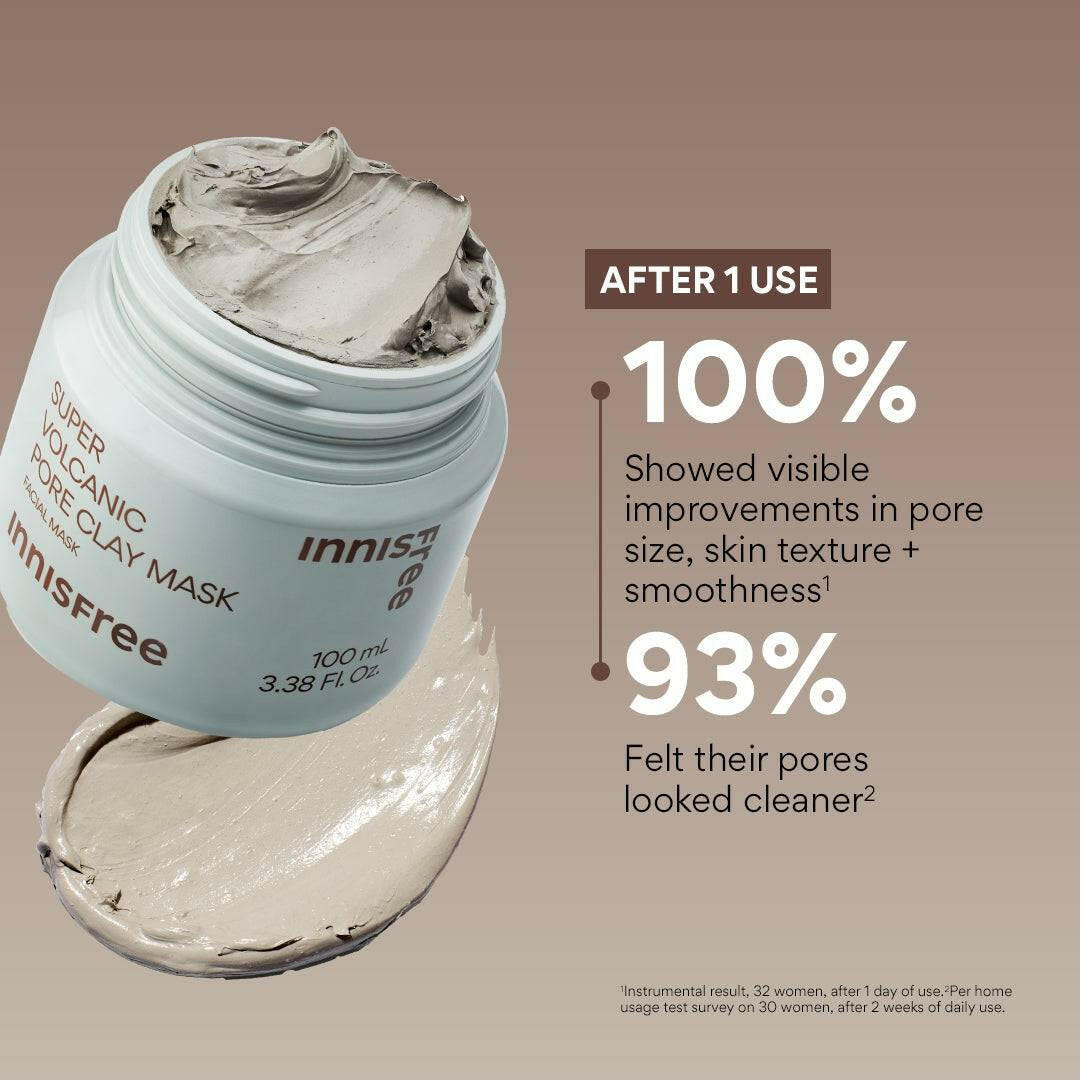 INNISFREE Super Volcanic Pore Clay Mask 100ml - bellubeauty