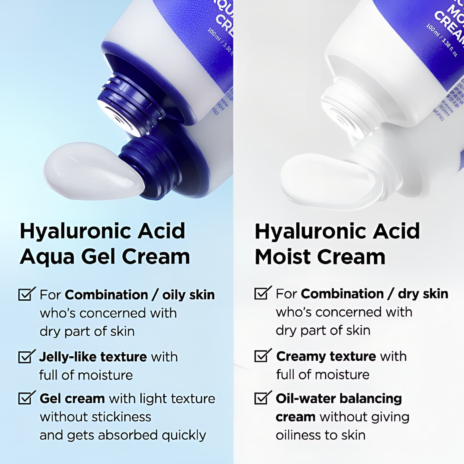 ISNTREE Hyaluronic Acid Aqua Gel Cream 100ml - BelluBeauty