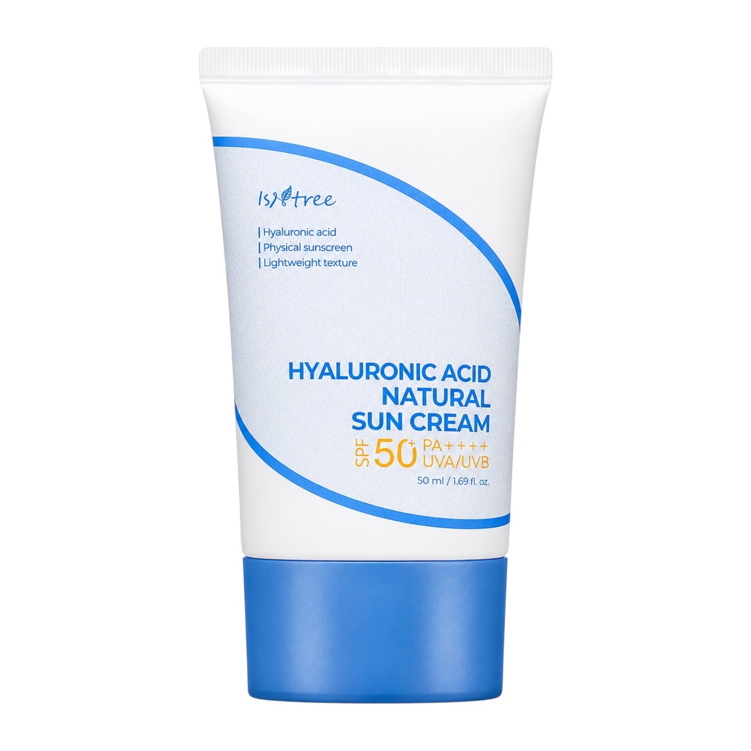 ISNTREE Hyaluronic Acid Natural Sun Cream 50ml SPF50+ - BelluBeauty