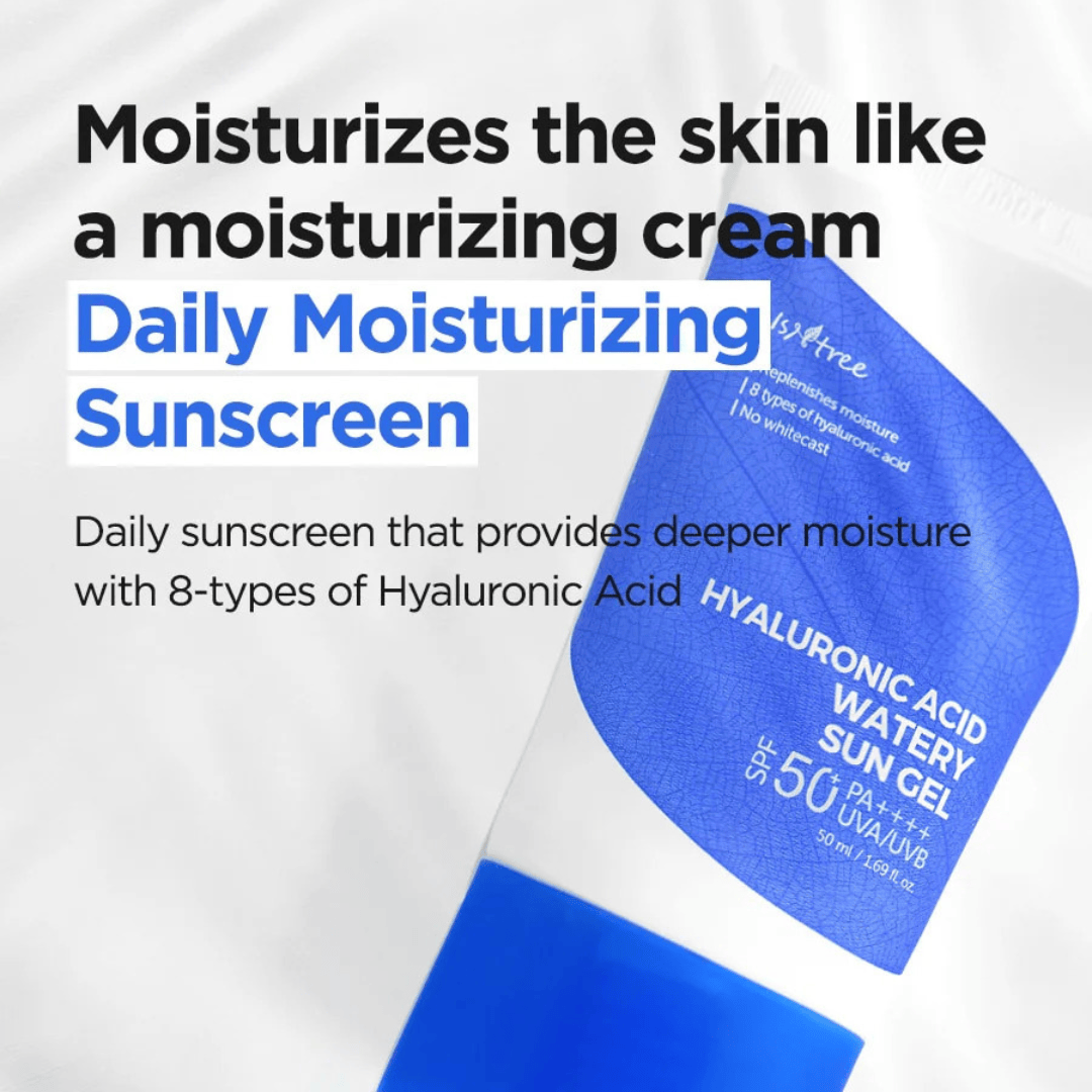 ISNTREE Hyaluronic Acid Watery Sun Gel 50ml SPF50+ - BelluBeauty