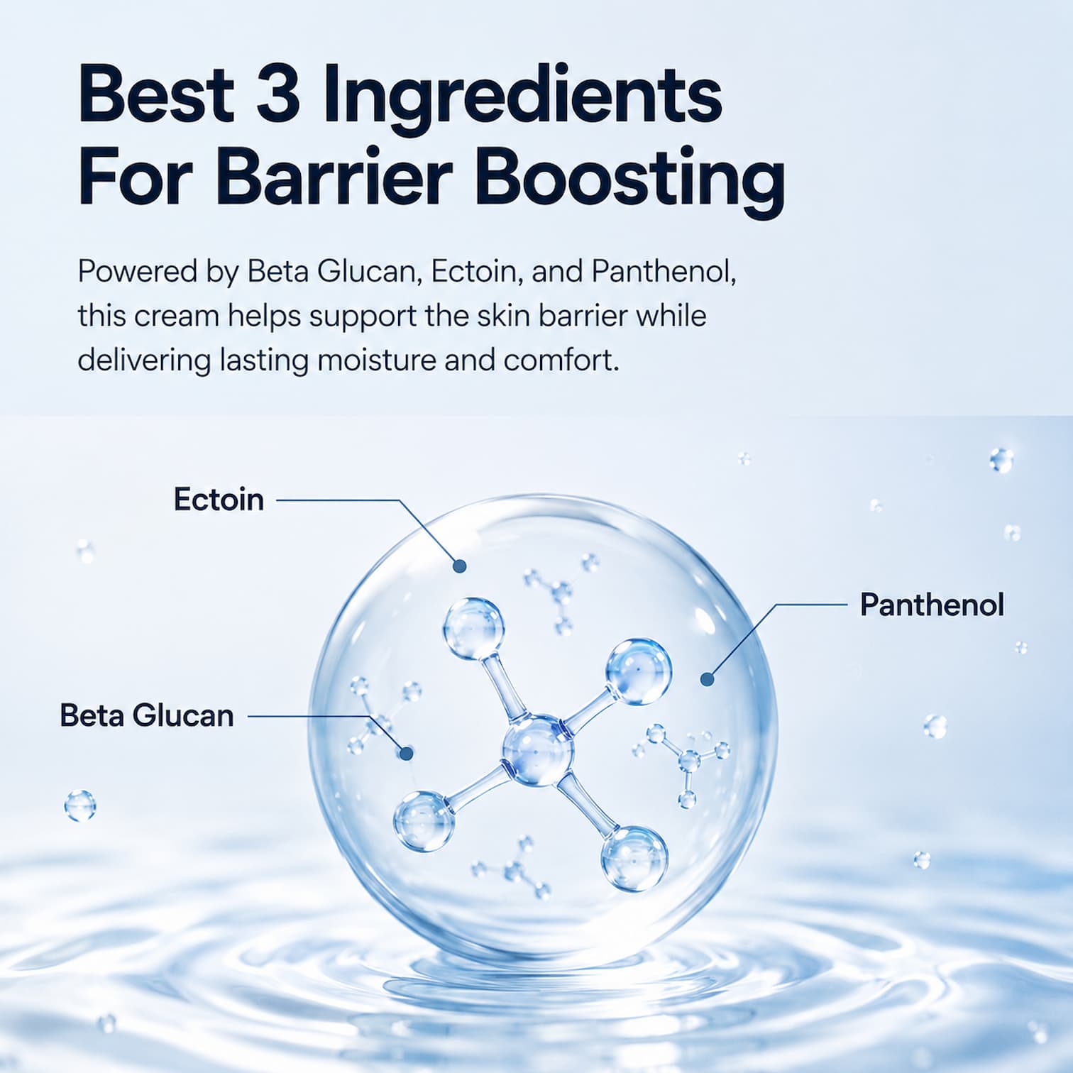IUNIK Beta Glucan 3X Barrier Cream 50ml - BelluBeauty