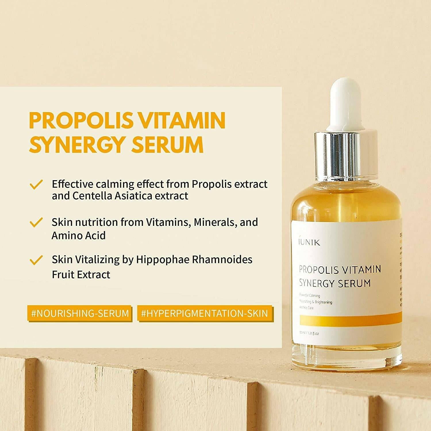 IUNIK Propolis Vitamin Synergy Serum 50ml - bellubeauty