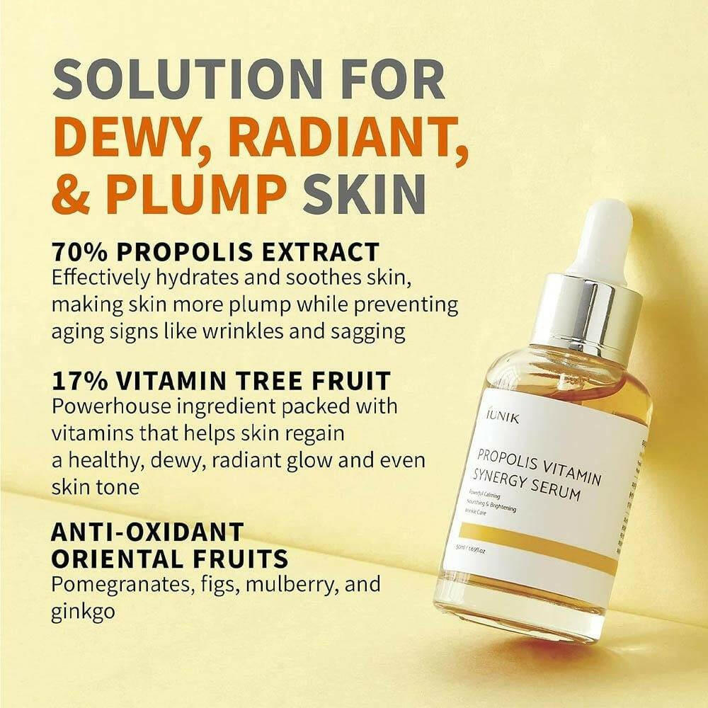 IUNIK Propolis Vitamin Synergy Serum 50ml - bellubeauty