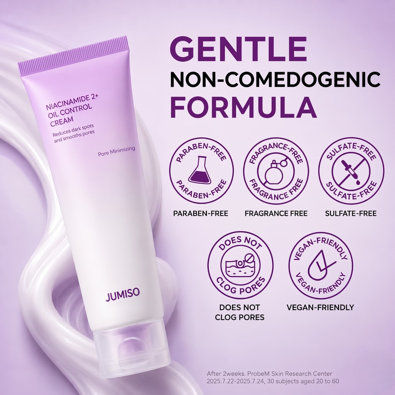 JUMISO Niacinamide 2+ Oil Control Cream 80ml - BelluBeauty