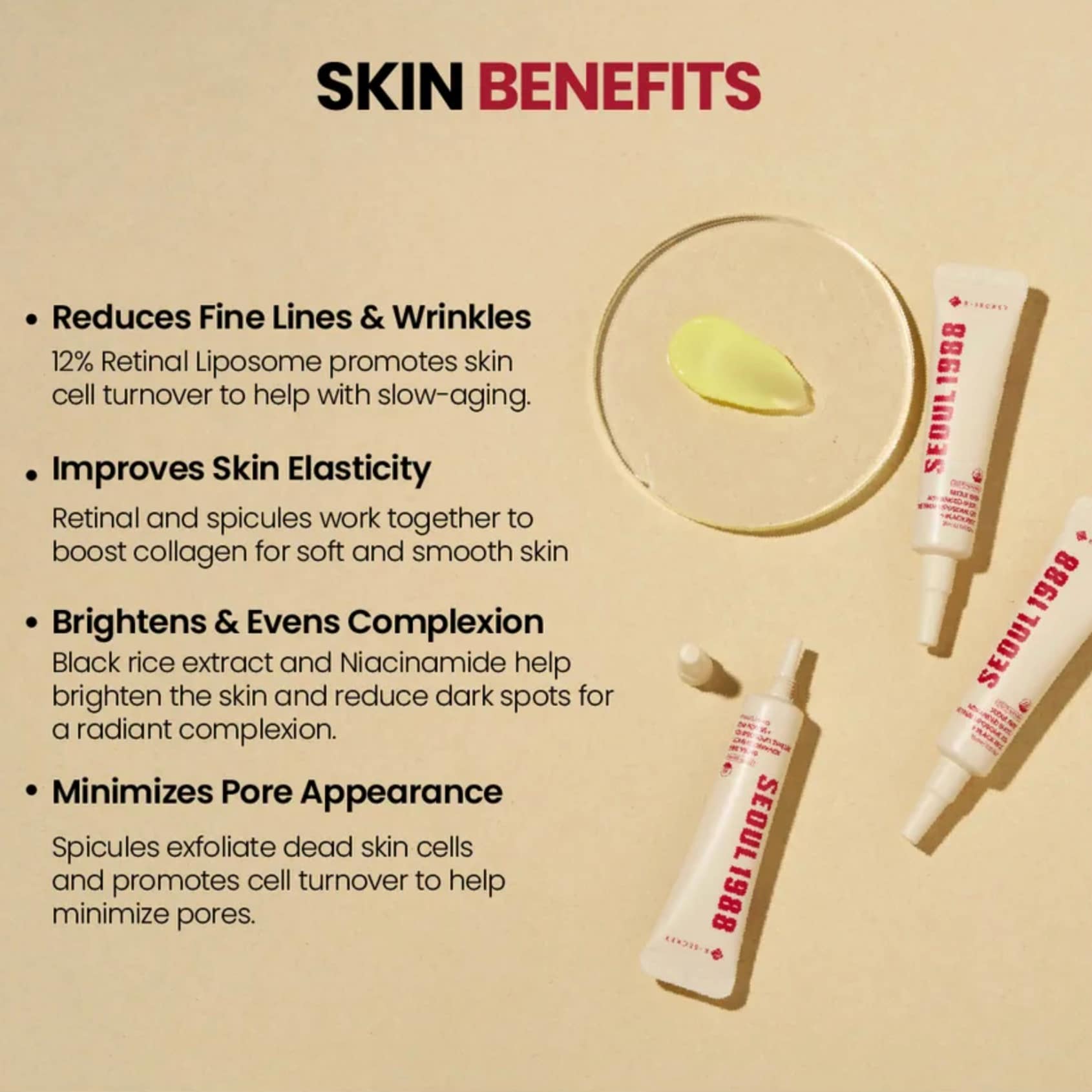 KSECRET  Advanced Shot Retinal Liposome 12% + Black Rice 15ml - BelluBeauty