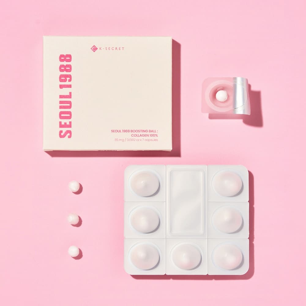 KSECRET Seoul 1988 Boosting Ball Collagen 100% 35mg 7pcs - BelluBeauty