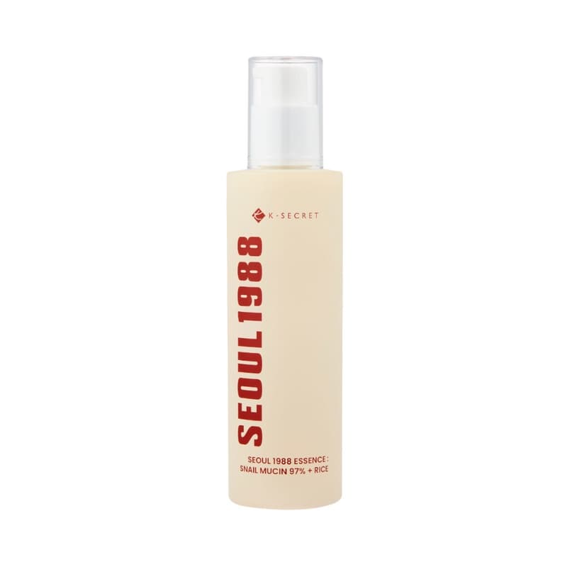 KSECRET Seoul 1988 Essence Snail Mucin 97% + Rice 100ml - bellubeauty