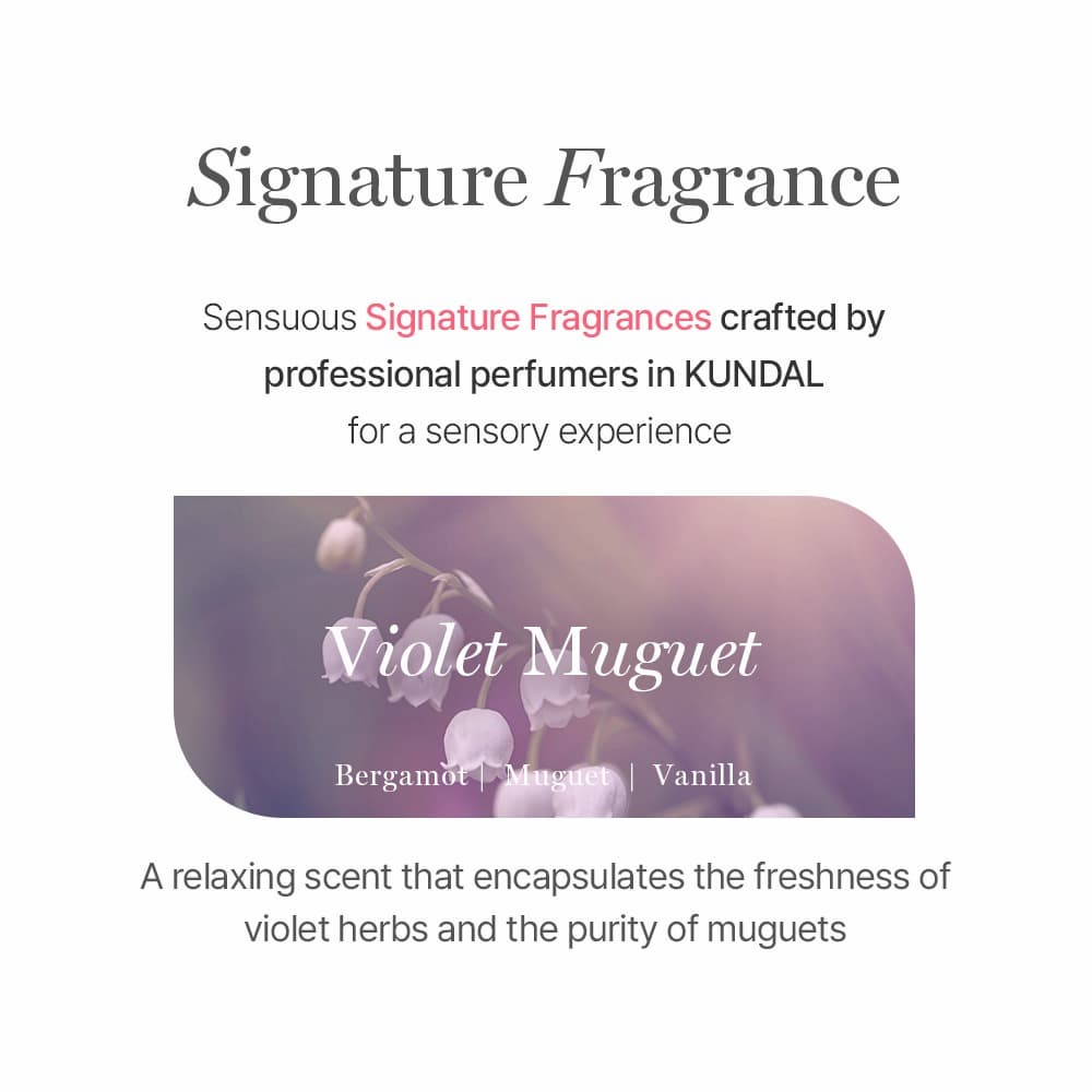 KUNDAL Protein Bonding Hair Mist Serum Violet Muguet 150ml - BelluBeauty