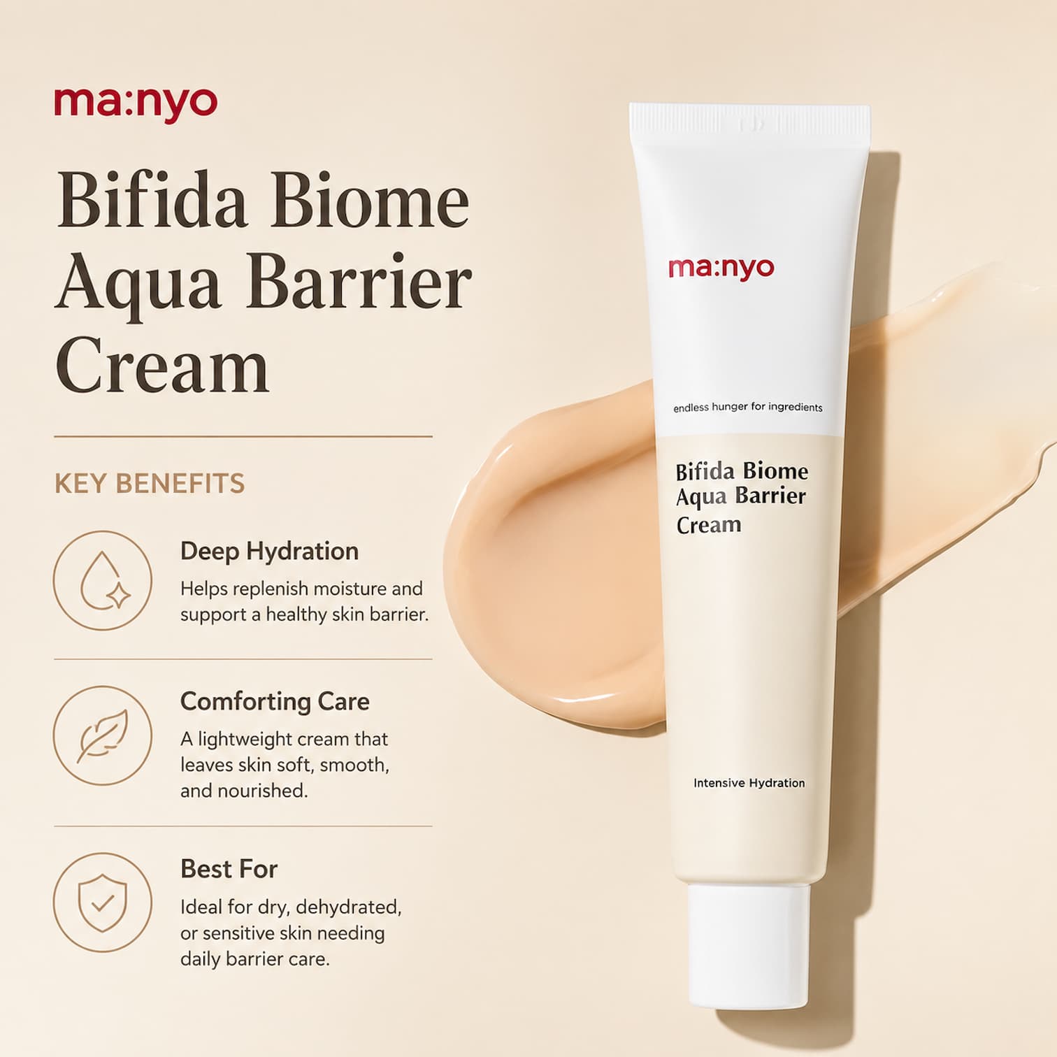 MA:NYO Bifida Biome Aqua Barrier Cream 80ml - BelluBeauty