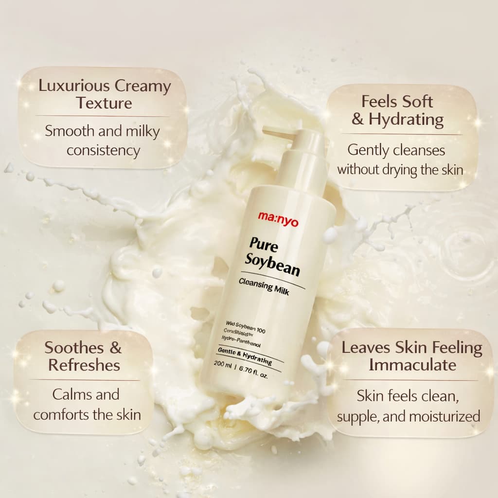 MA:NYO Pure Soybean Cleansing Milk 200ml - BelluBeauty