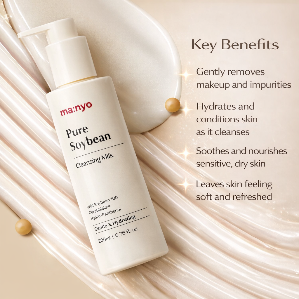 MA:NYO Pure Soybean Cleansing Milk 200ml - BelluBeauty