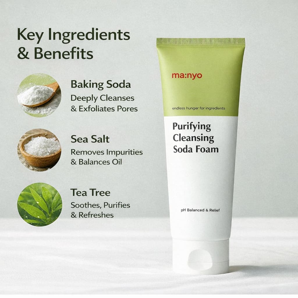 MA:NYO Purifying Cleansing Soda Foam 150ml - BelluBeauty