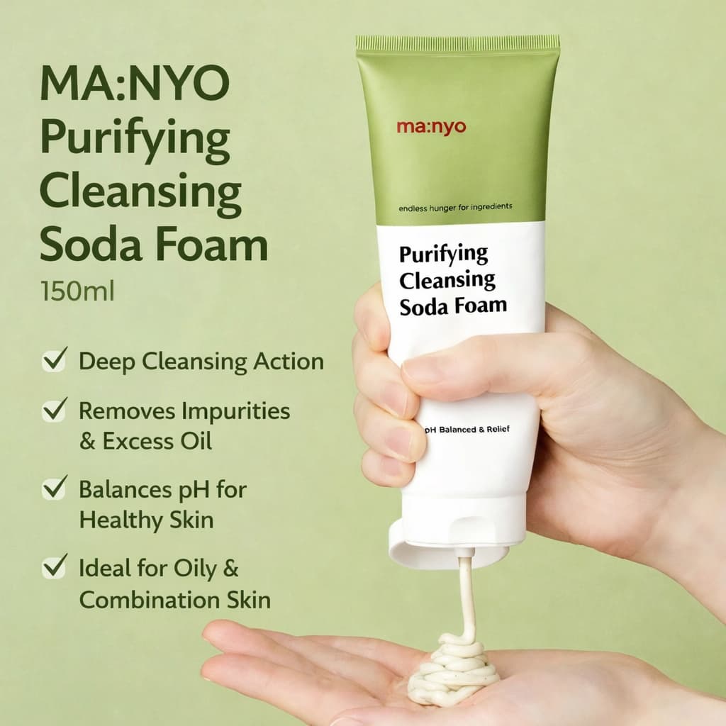 MA:NYO Purifying Cleansing Soda Foam 150ml - BelluBeauty