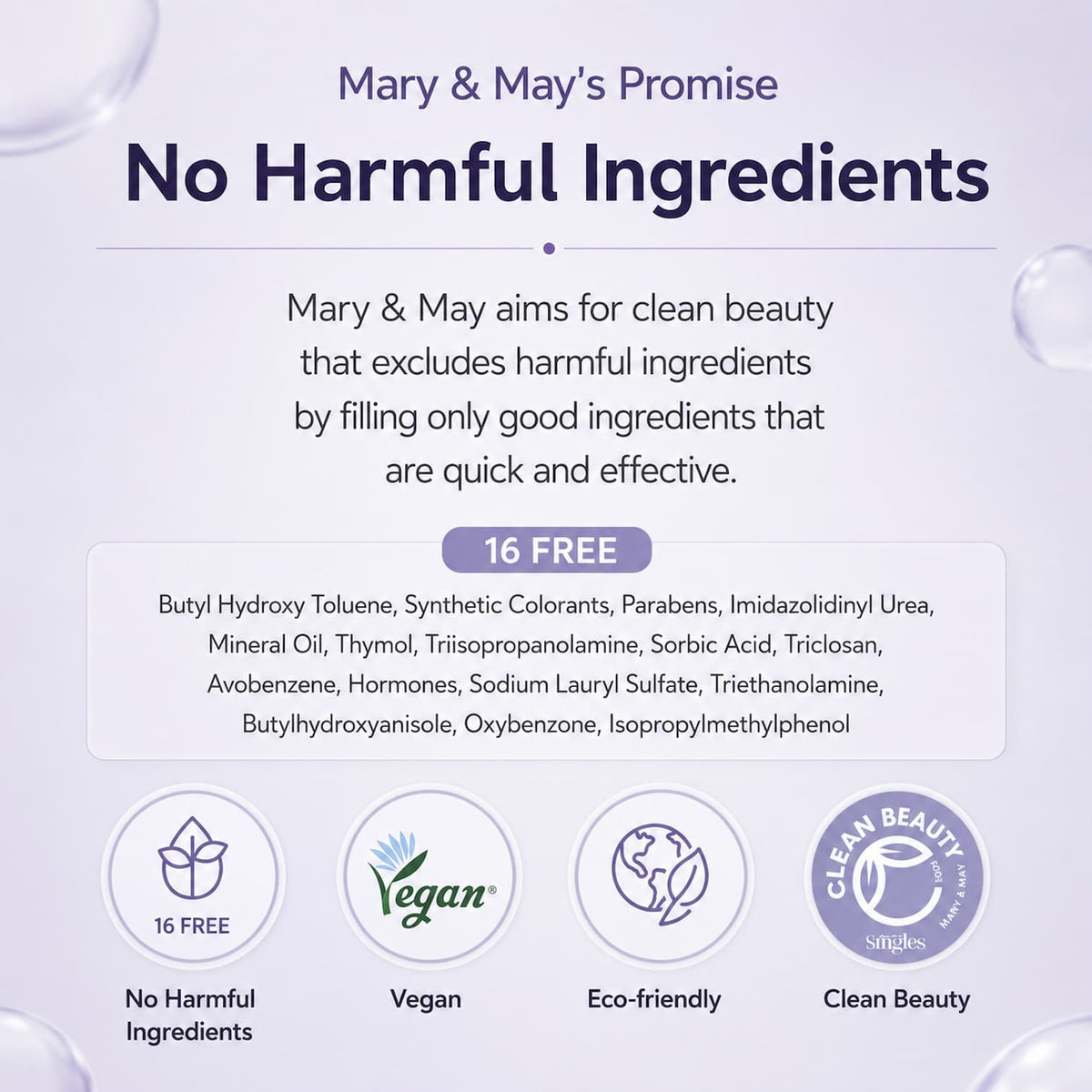 MARY&MAY Collagen Peptide Vital Mask 30pcs - BelluBeauty