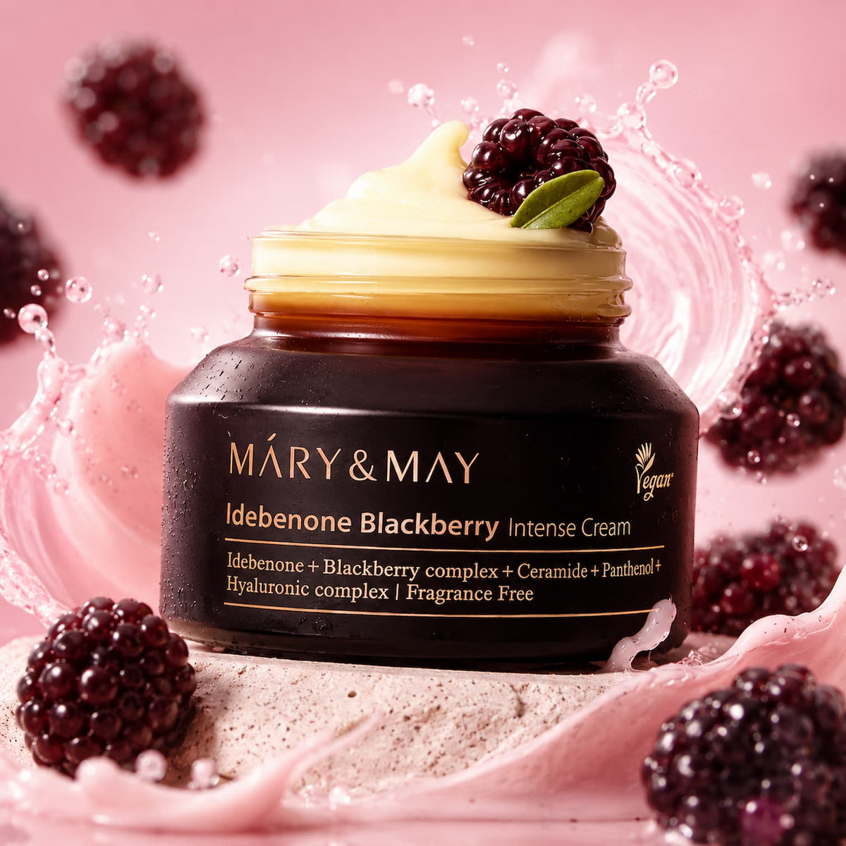 MARY&MAY Idebenone Blackberry Intense Cream 70ml - BelluBeauty