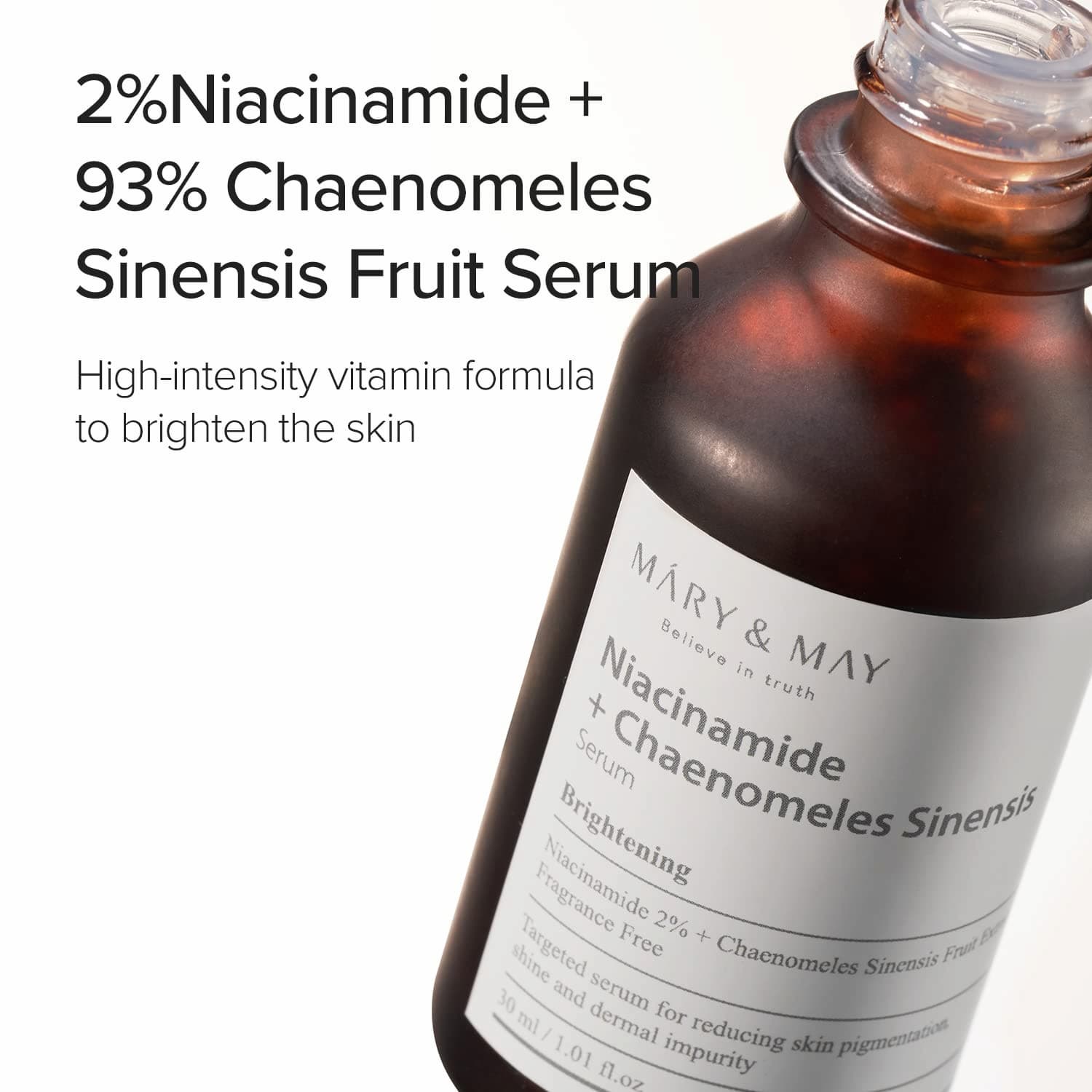 MARY&MAY Niacinamide + Chaenomeles Sinensis Serum 30ml - bellubeauty
