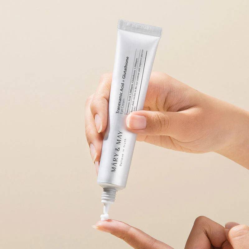 MARY&MAY Tranexamic Acid + Glutathione Eye Cream 30ml - BelluBeauty