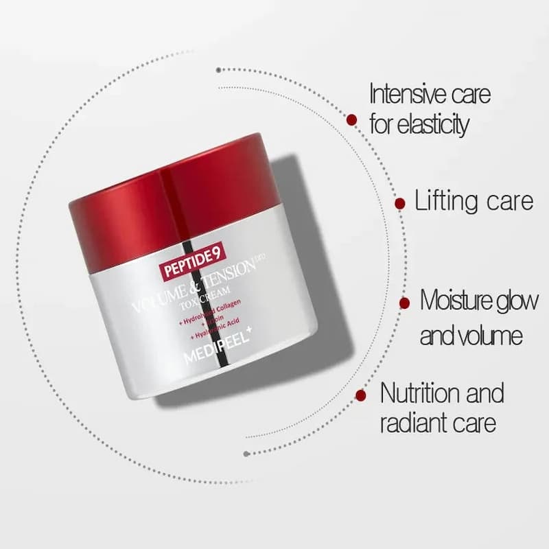 MEDI-PEEL Peptide 9 Volume And Tension Tox Cream Pro 50g - bellubeauty