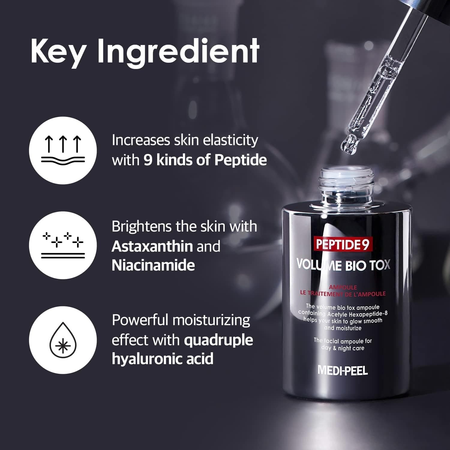 MEDI-PEEL Peptide 9 Volume Bio Tox Ampoule Pro 100ml - bellubeauty