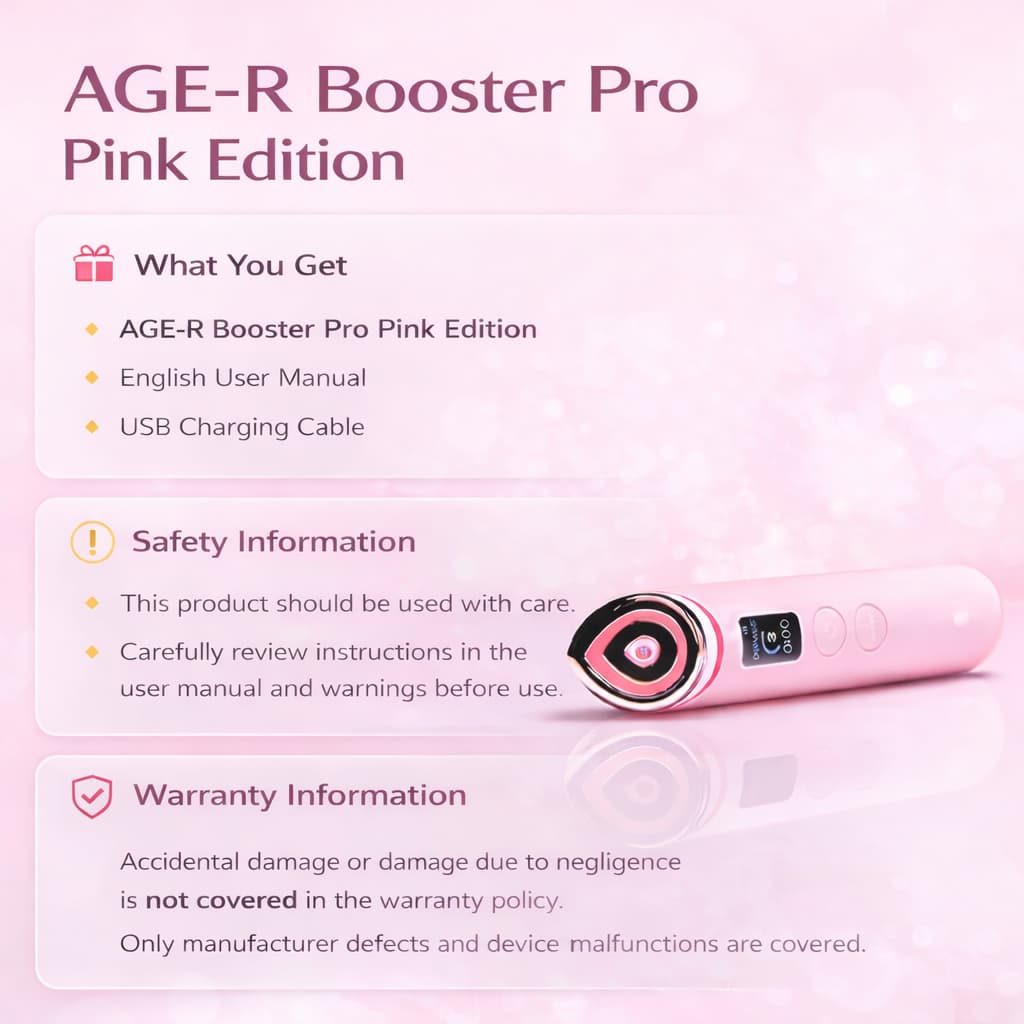 MEDICUBE AGE-R Booster Pro Pink Edition - BelluBeauty