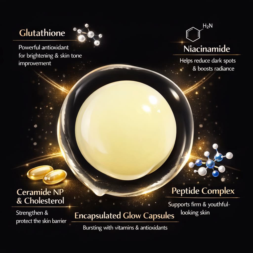 MEDICUBE AGE-R Glutathione Glow Capsule Cream 50ml - BelluBeauty