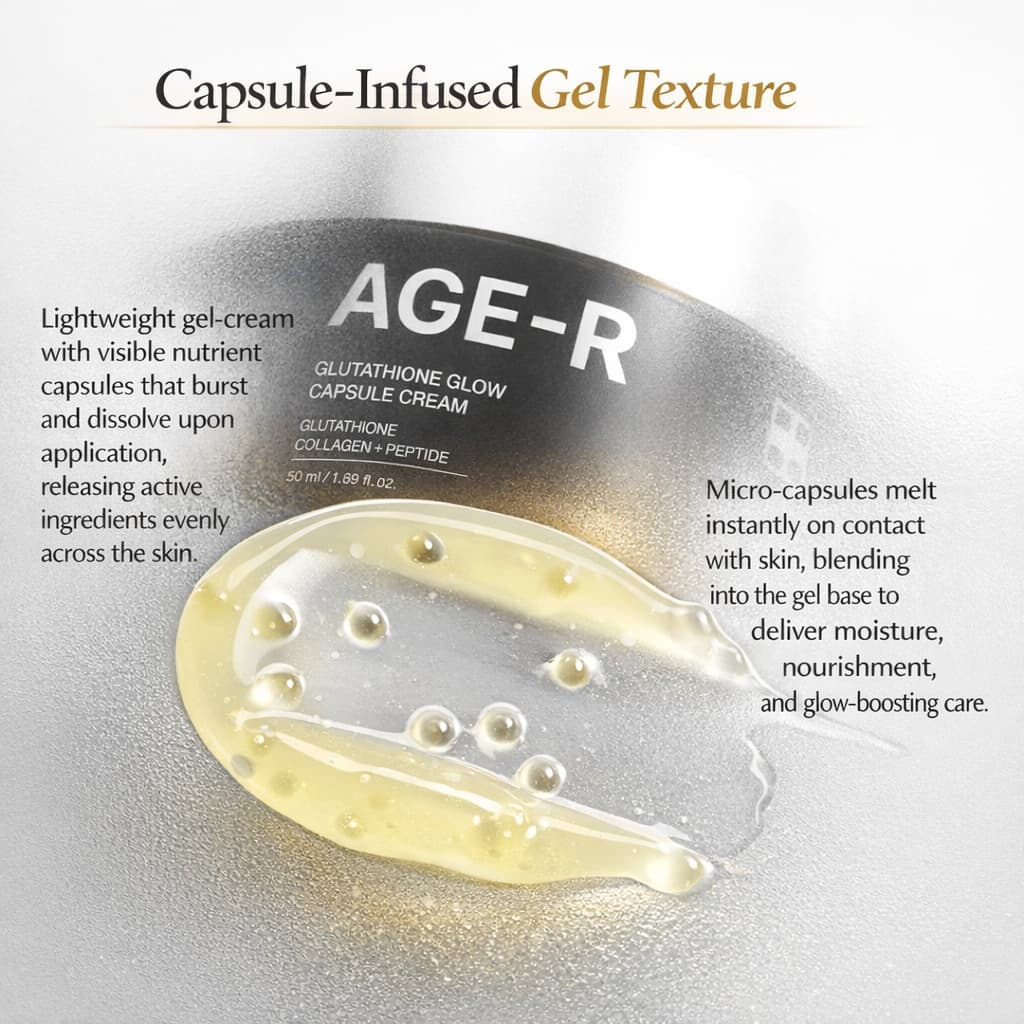 MEDICUBE AGE-R Glutathione Glow Capsule Cream 50ml - BelluBeauty