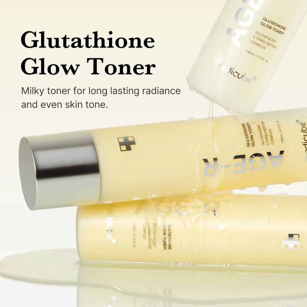 MEDICUBE AGE-R Glutathione Glow Toner 140ml - BelluBeauty