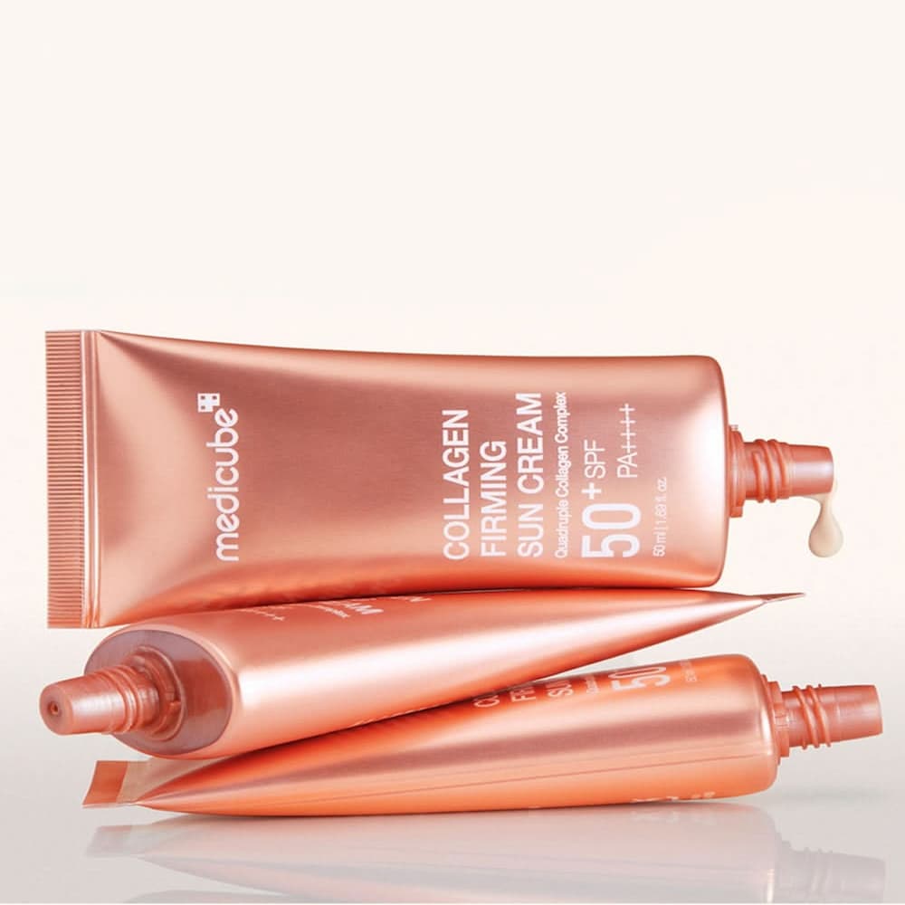 MEDICUBE Collagen Firming Sun Cream 50ml SPF50+ - bellubeauty