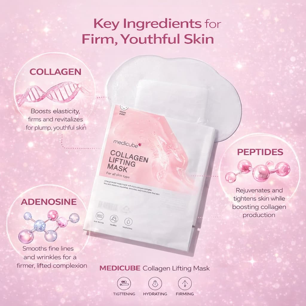 MEDICUBE Collagen Lifting Mask 27g - BelluBeauty