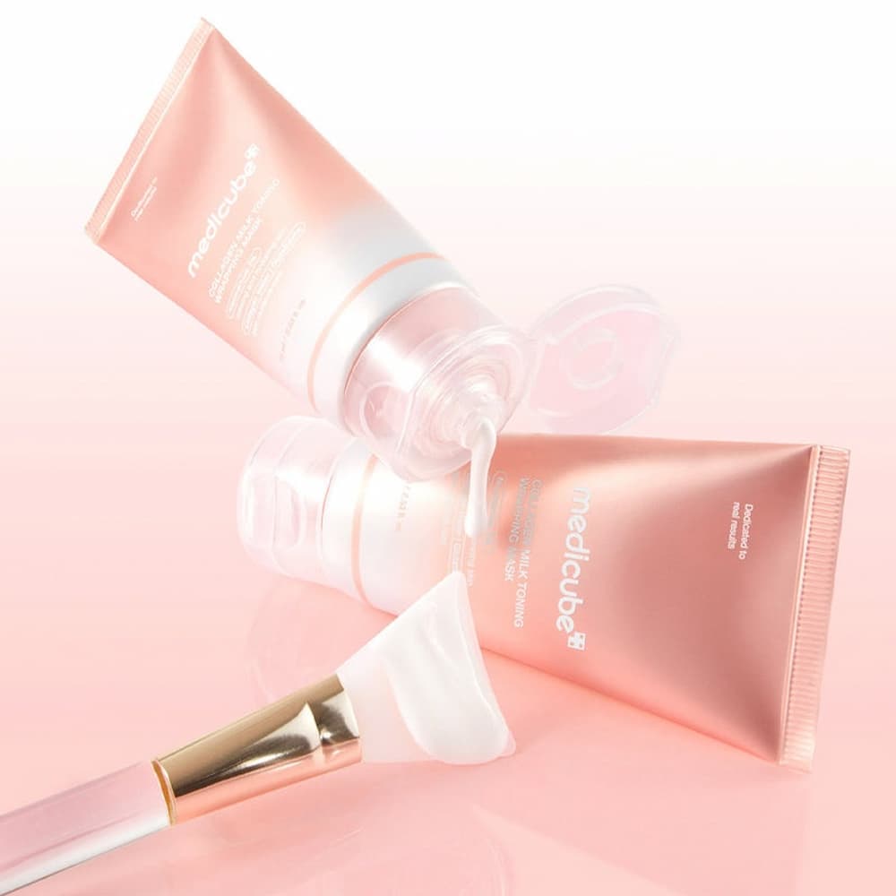 MEDICUBE Collagen Milk Toning Wrapping Mask 75ml - BelluBeauty