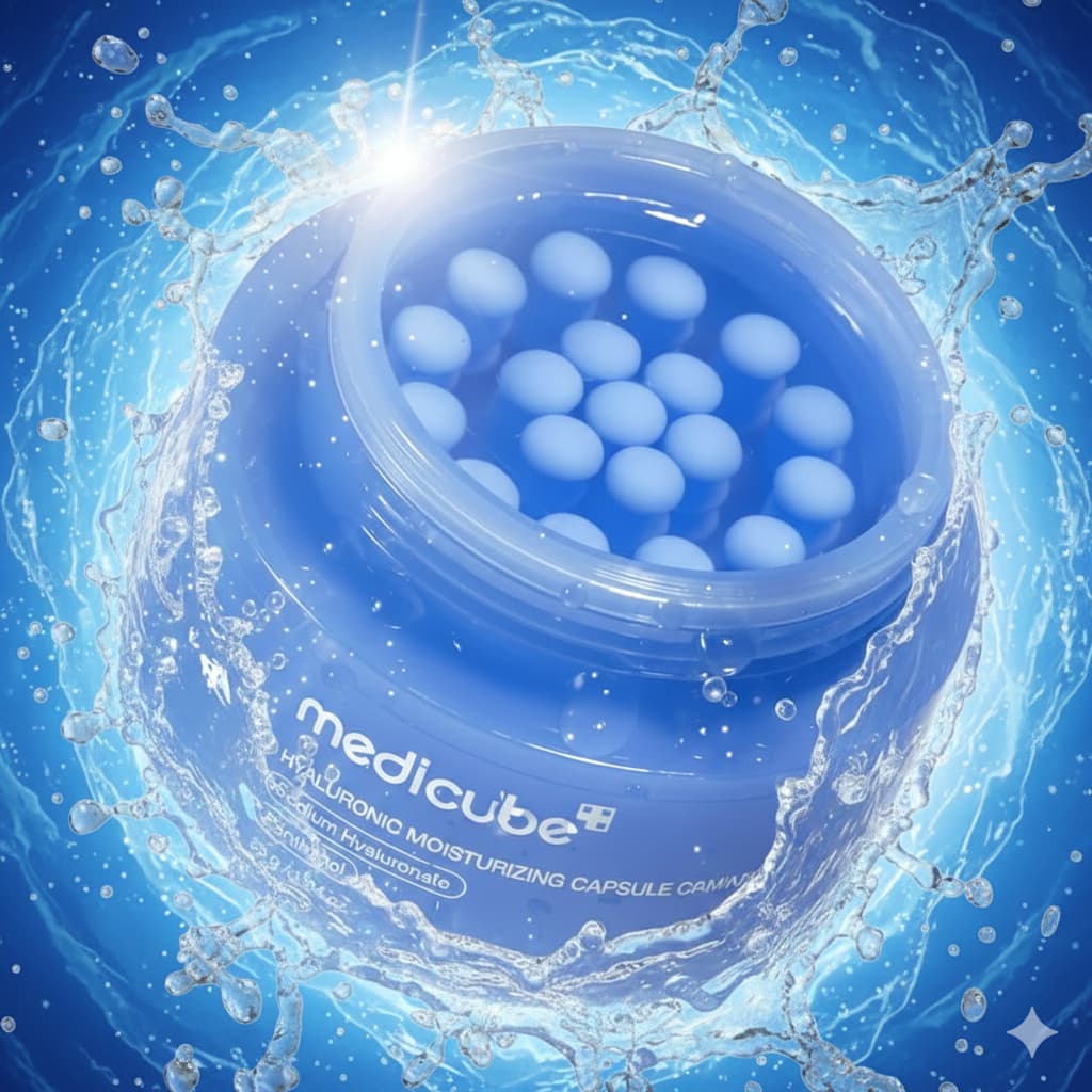 MEDICUBE Hyaluronic Moisturizing Capsule Cream 55g - BelluBeauty