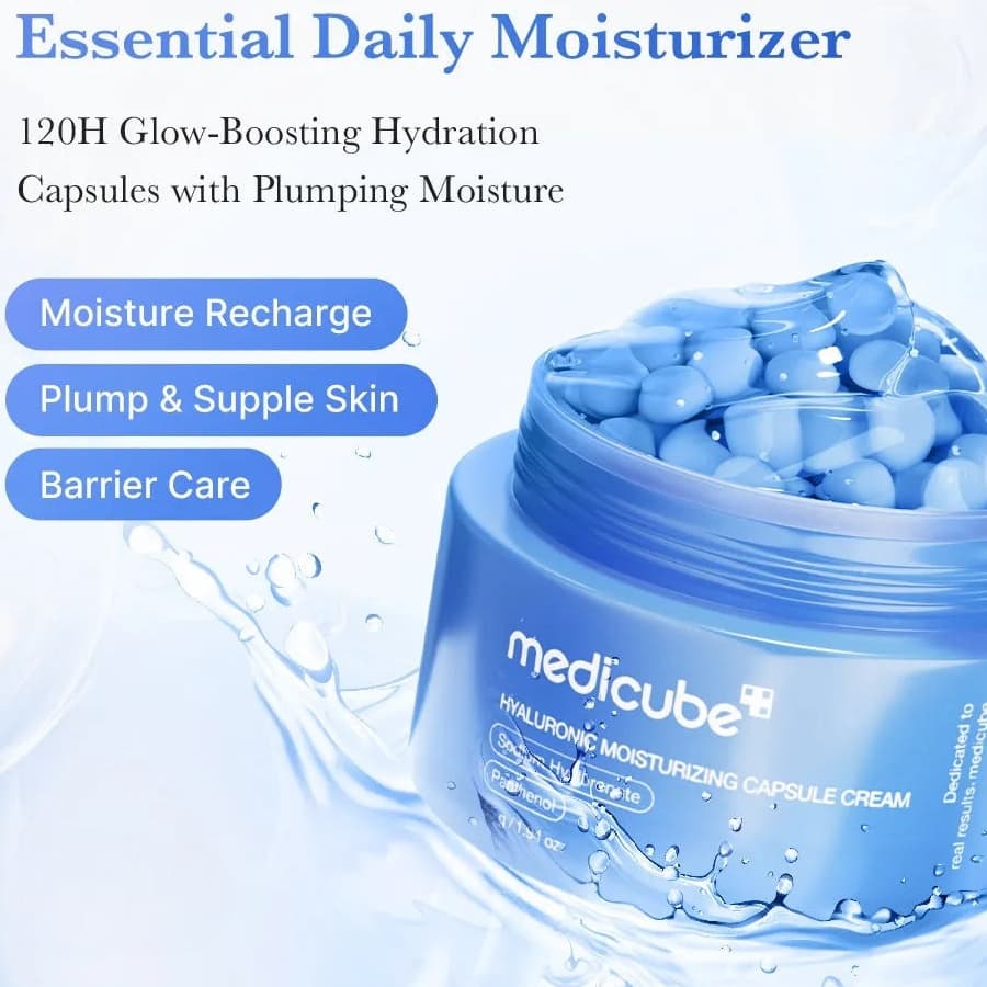 MEDICUBE Hyaluronic Moisturizing Capsule Cream 55g - BelluBeauty