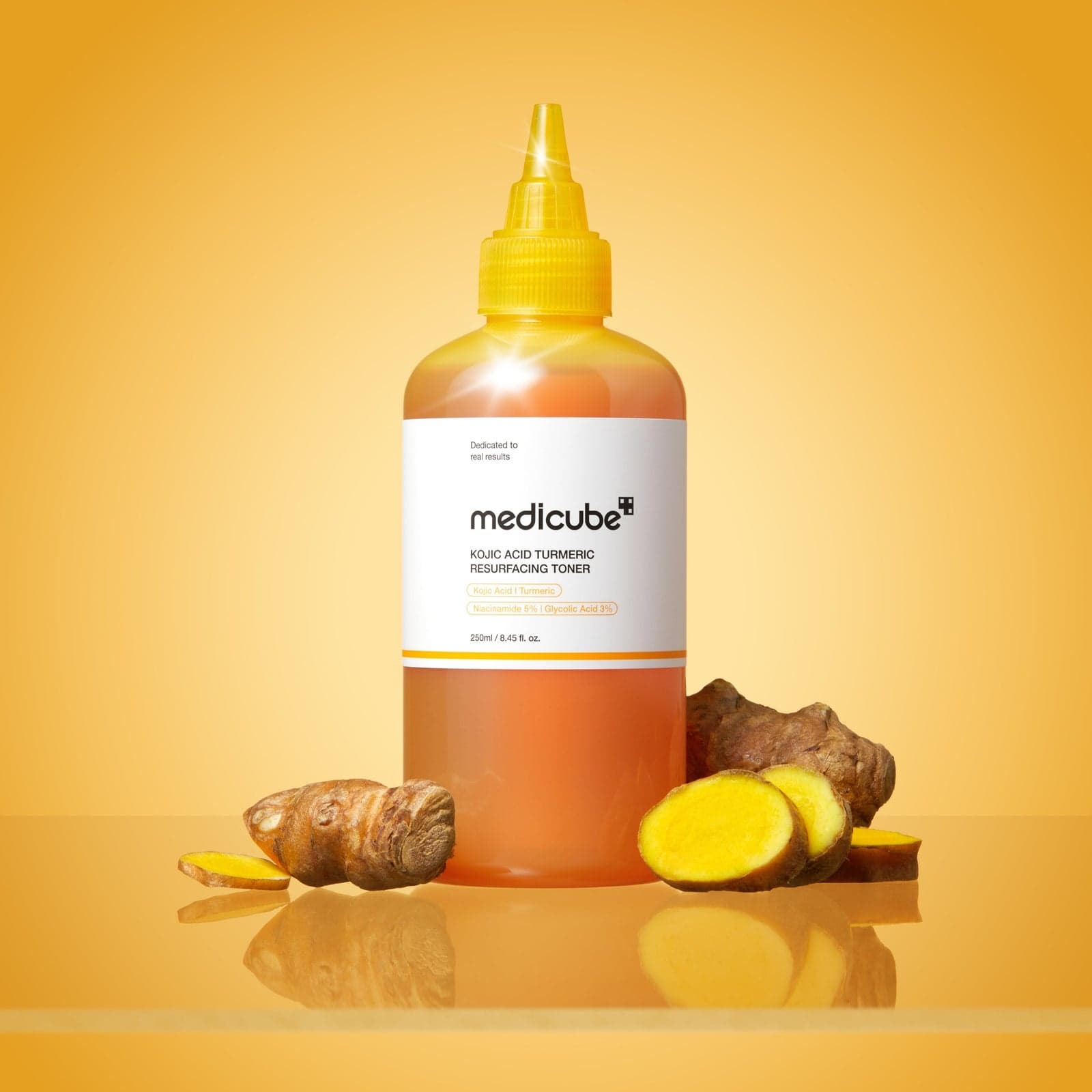MEDICUBE Kojic Acid Turmeric Resurfacing Toner 200ml - BelluBeauty