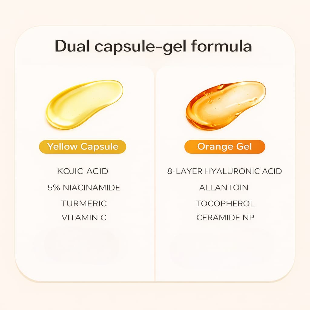 MEDICUBE Kojic Acid Turmeric Vita Capsule Cream 53g - BelluBeauty