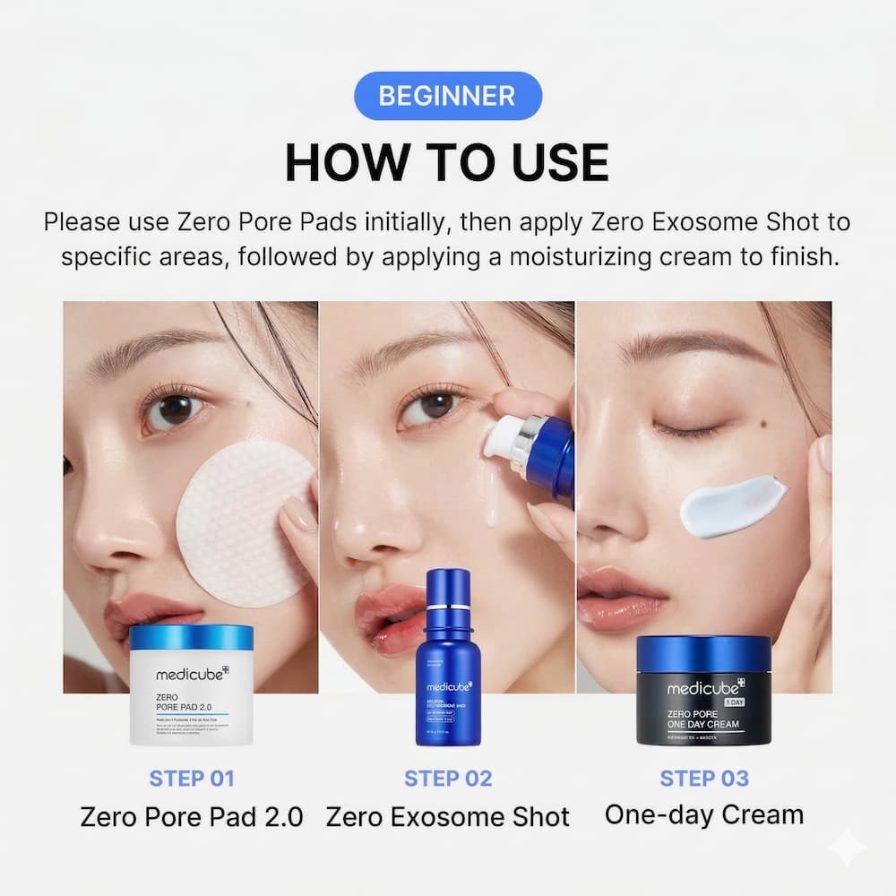 MEDICUBE One Day Exosome Shot Pore Ampoule 2000 30ml - BelluBeauty