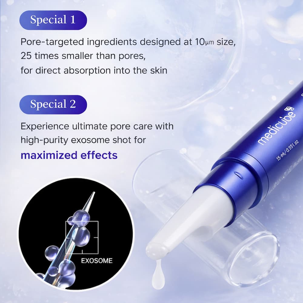 MEDICUBE One Day Exosome Shot Pore Ampoule 25000 13ml