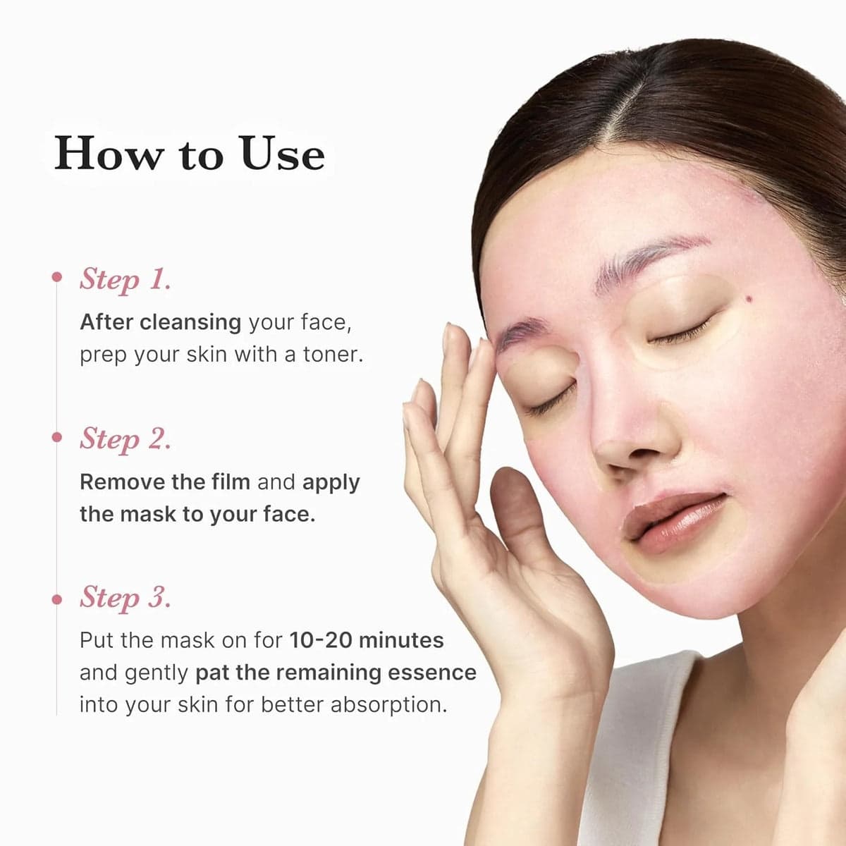 MEDICUBE PDRN Pink Vita Coating Mask 1pc - BelluBeauty