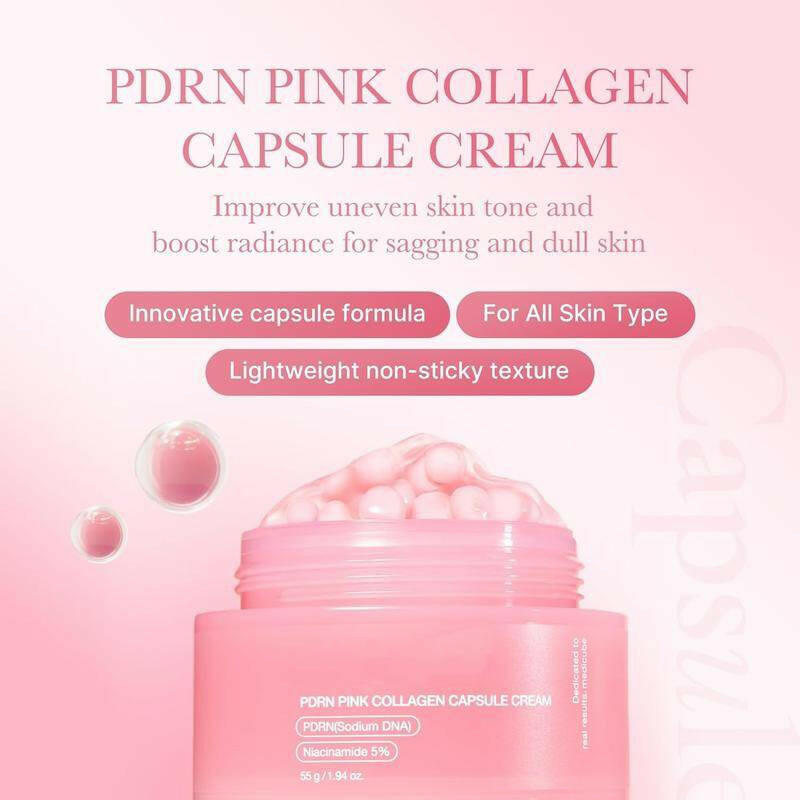 MEDICUBE PDRN Pink Capsule Cream 55g - bellubeauty