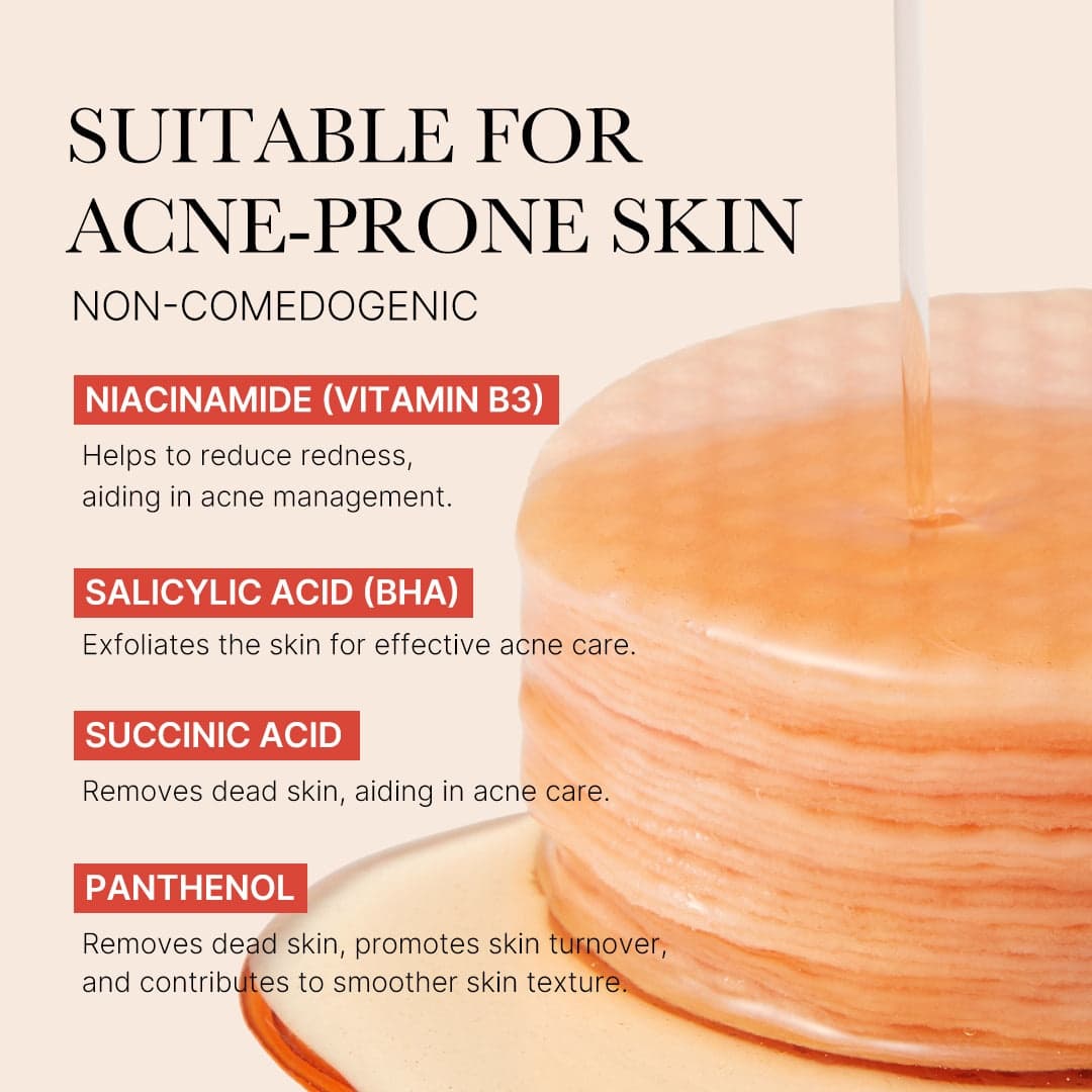 MEDICUBE Red Succinic Acid Peeling Pad 70pcs - bellubeauty