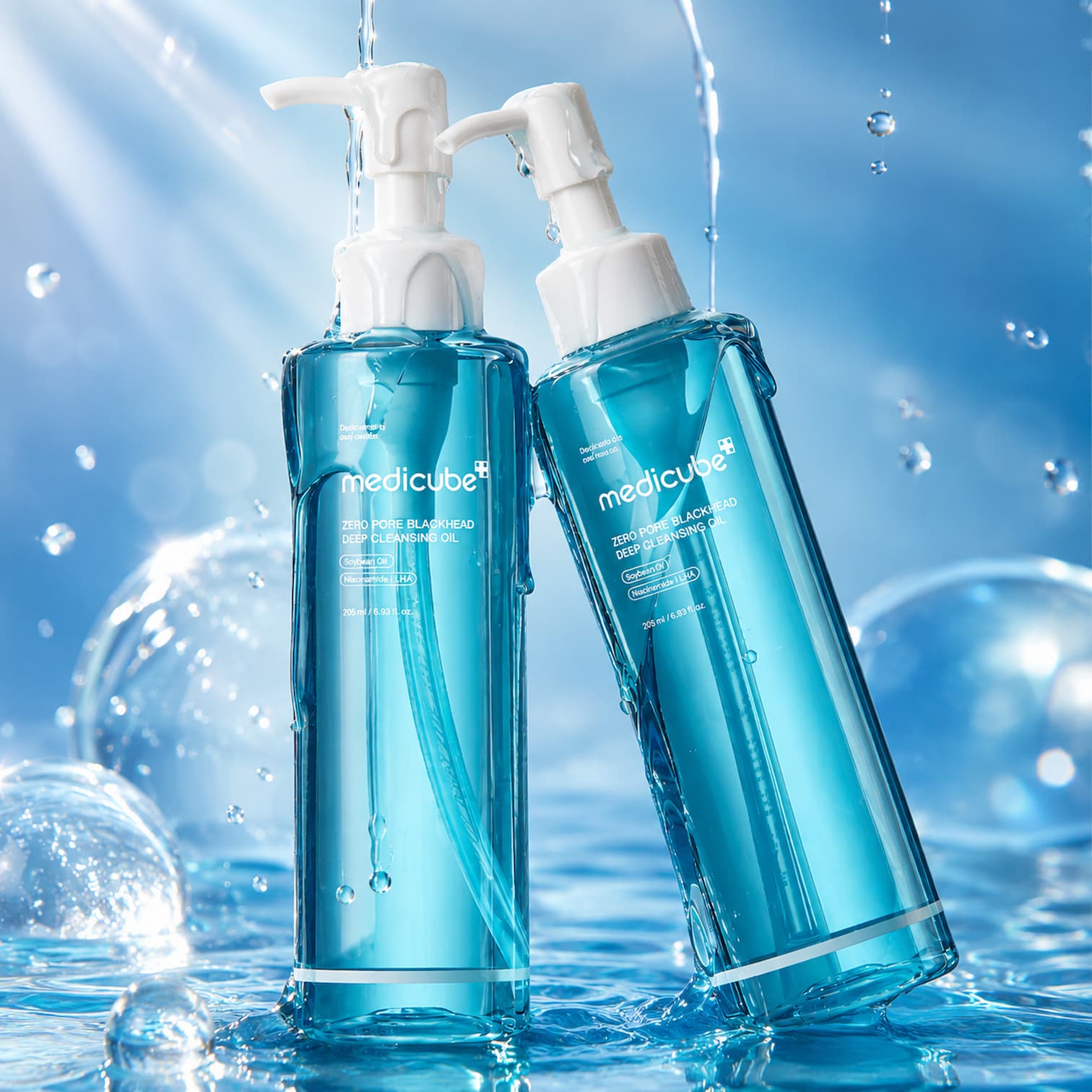 MEDICUBE Zero Pore Blackhead Deep Cleansing Oil 205ml - BelluBeauty
