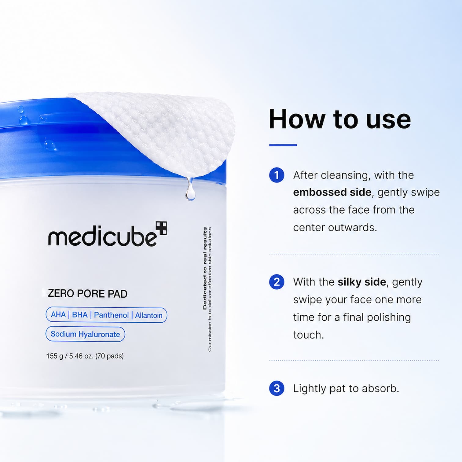 MEDICUBE Zero Pore Pad 2.0 70pcs - BelluBeauty
