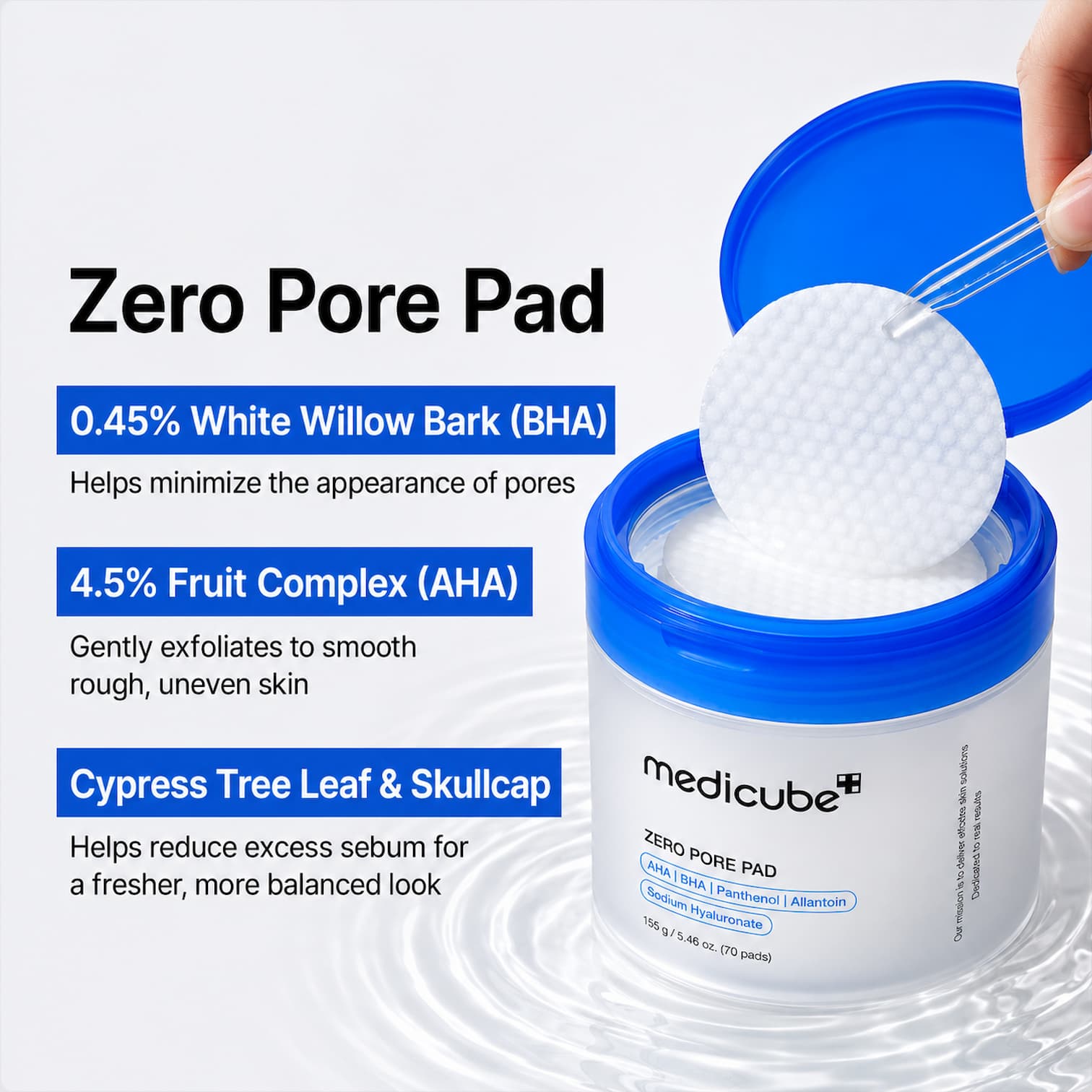 MEDICUBE Zero Pore Pad 2.0 70pcs - BelluBeauty