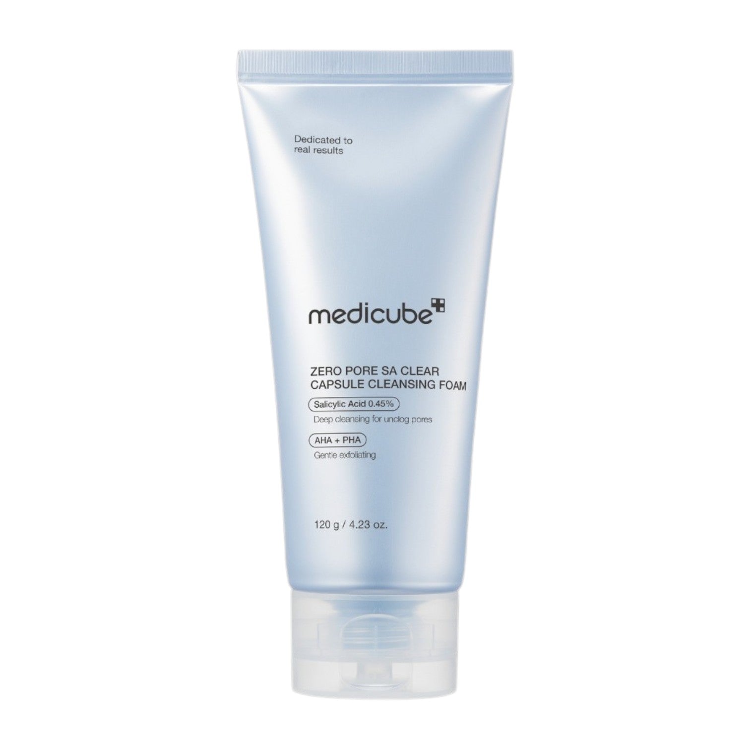MEDICUBE Zero Pore SA Clear Capsule Cleansing Foam 120g - BelluBeauty