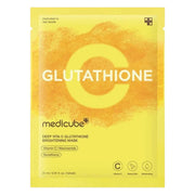 MEDICUBE Deep Vita C Glutathione Brightening Mask 27ml on a plain white background