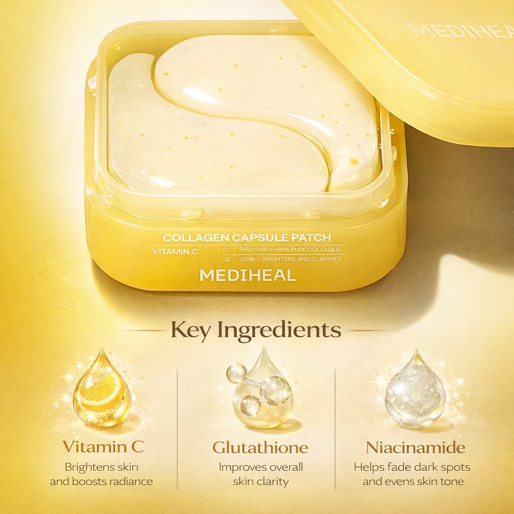 MEDIHEAL Collagen Capsule Patch Vitamin C 60pcs - BelluBeauty